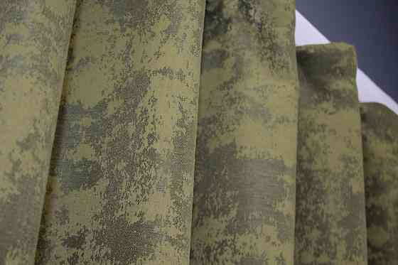 Комплект коротких штор VR-Textil Жаккард Sultan YL № 1213ш Оливковый 130х170 см 2 шт (35-0053) Киев