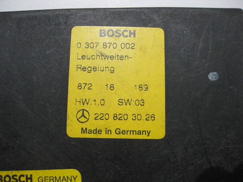 Mercedes-Benz  A2208203026 Блок керування регулювання кута нахилу фар CL C215 S-class short W220 S-class long V220 Одеса - фото 3