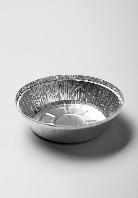 Контейнеры из алюминиевой фольги круглые, объём 830 см³, 50 шт Павлоград - изображение 1