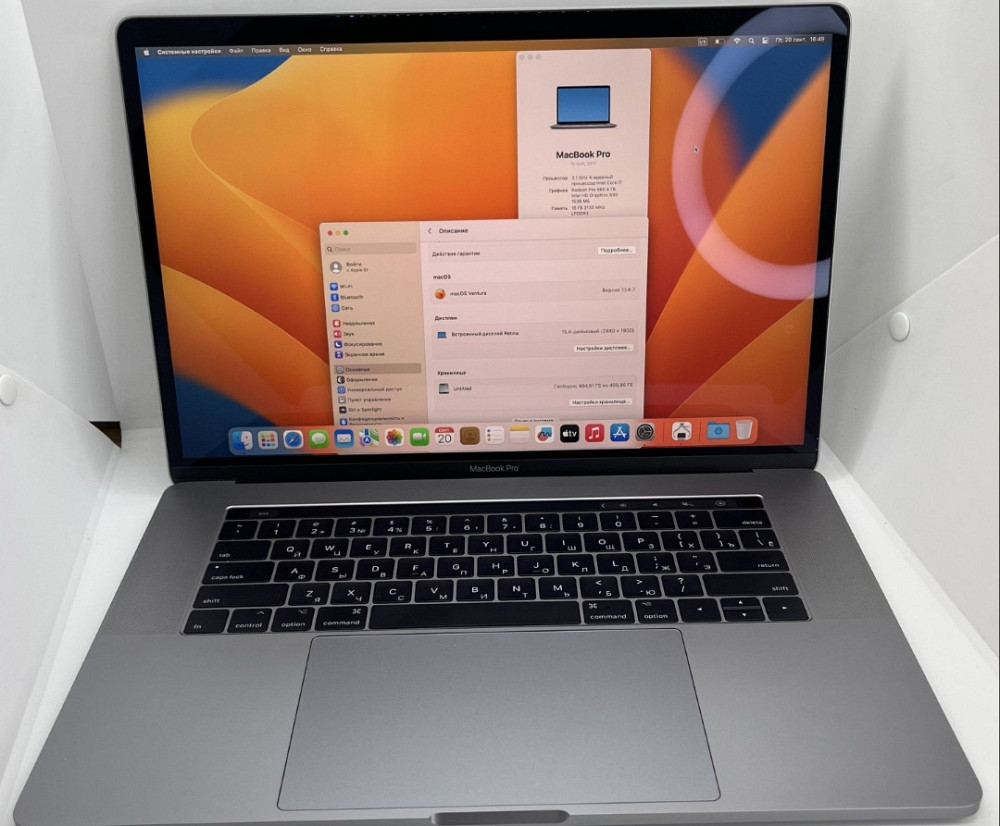 Ноутбук: Apple MacBook Pro Retina 15.4" (2017) Core i7 3.1GHz. 16Gb. SSD512Gb. Київ - фото 7
