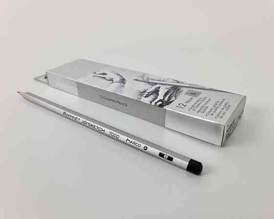 Олівець простий набір 12 шт. Марко No7000-B raffine (1 пачка) Харків