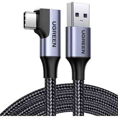 Дата кабель USB 3.0Type-C to Type-C 1.0m 60W US385 90-degree Black Ugreen (20299) Винница
