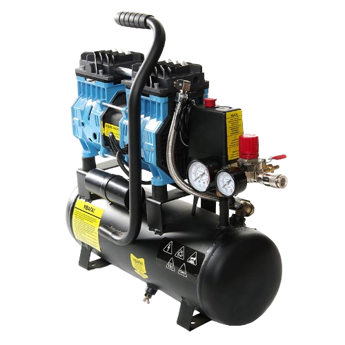 Компресор двоциліндровий OFE-9 0,6кВт 152л/хв 8 бар 9л безмасляний APRO Житомир - изображение 4