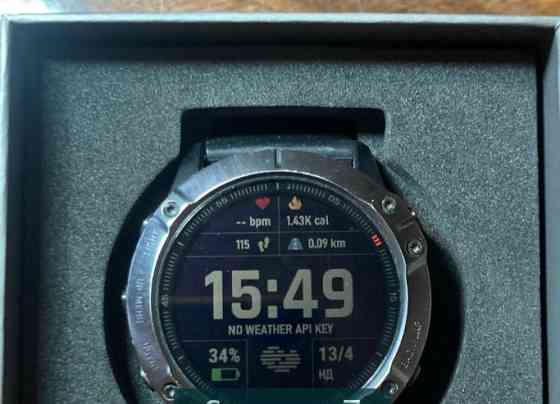 Смарт- часы Garmin Fenix 6x Sapphire в кольорі Carbon Gray Киев