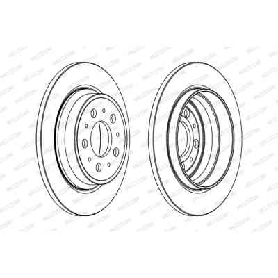 Тормозной диск FERODO DDF1079C Винница