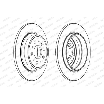 Тормозной диск FERODO DDF1079C Винница - изображение 1