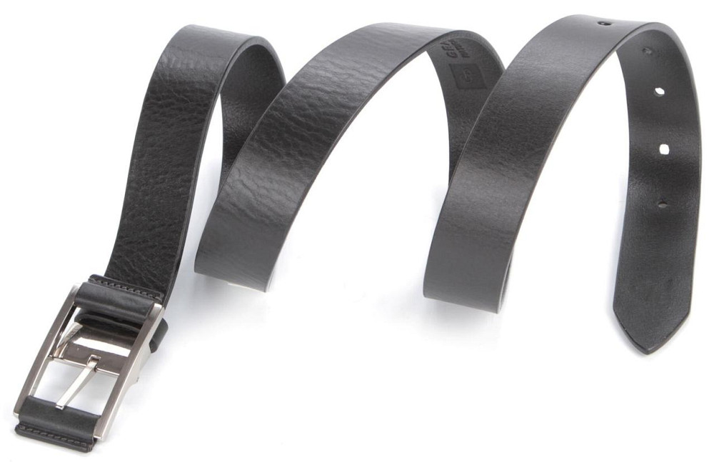 Стильный ремень под брюки GRANDE PELLE 00869 Черный Киев - изображение 8