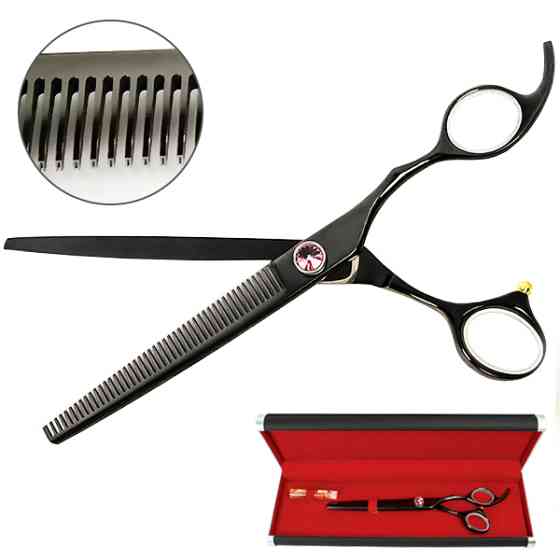 Davis Majutsu Titanium Thinning ДЕВІС МАЙЖИТЦУ ТІТАНІУМ філірувальні ножиці для стрижки собак Київ