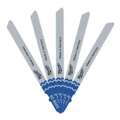 Полотно Milwaukee для электролобзика T118A, 75мм, шаг зуба 1.2, 5шт (4932345826) Винница