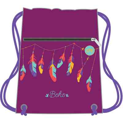 Сумка для обуви Cool For School Бохо на два отделения с молнией (CF85737) Винница