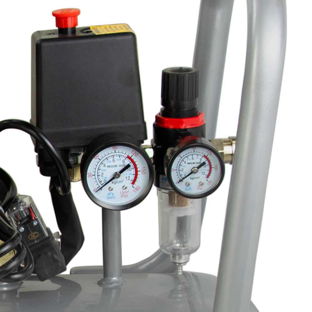 Компрессор четырехцилиндровый безмасляный 2.2кВт 1400об/мин 320л/мин 8бар 58дБ 50л SIGMA (7042551) Ровно - изображение 5