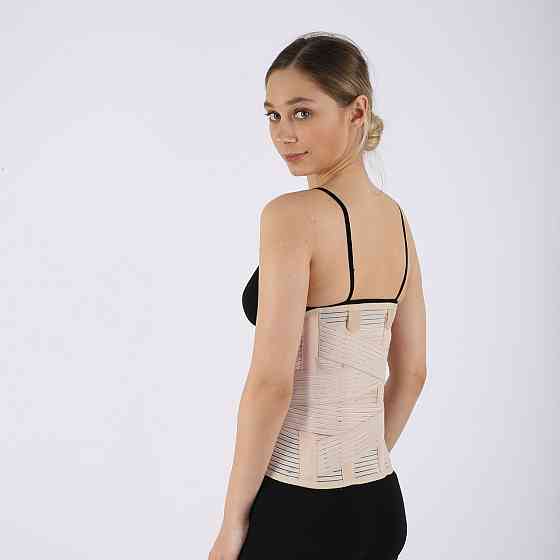 Бандаж попереково-крижовий, 6 ребер жорсткості, висота 32 см, пояс для спини CAS320K Розмір XXL Кам'янець-Подільський