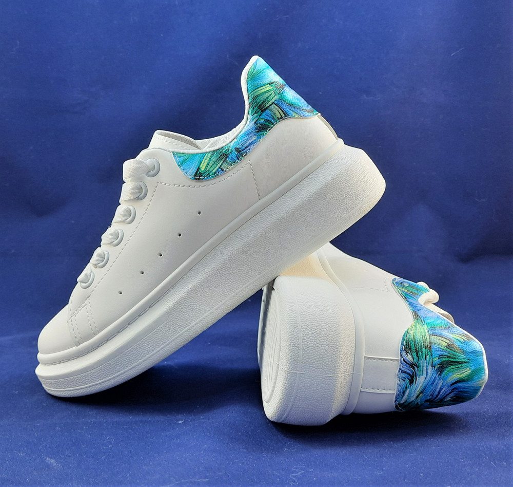 . Жіночі Кросівки Білі A!exander Mc@ueen Сліпони Маквін Мокасини (розміри: 38,39) — 11-4 Дніпро - фото 6