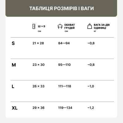 Балістичний захист Ukrainian Armor М&apos;який під плити PCSAI, ДСТУ 2, розмір L (SAIPCSAI2DL) Вінниця