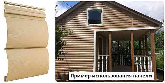 Сайдінг, Блок-Хаус Кремовий 3400х230мм Дніпро