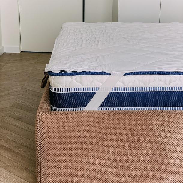 Водонепроникний наматрацник  на резинці «Lelit», Мікрофібра,Білий,160/200. Київ - фото 3