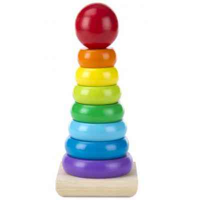Развивающая игрушка Melissa&Doug Радужная пирамидка (MD10576) Винница