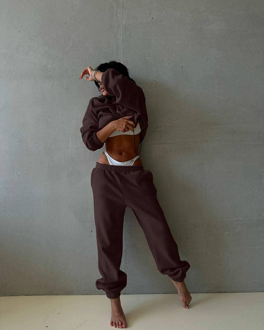 Теплий жіночий костюм з фліс-полару Одеса - фото 3