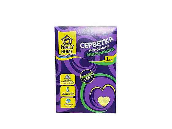 Серветка для прибирання 1шт унів Multi Ефект ТМ Family Home   Solmir Київ