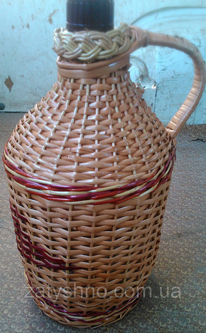 Бутель плетеный на 5 литров Киев - изображение 3