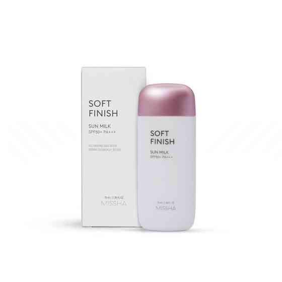 All Around Safe Block Soft Finish Сонцезахисне молочко SPF50+/PA+++ Missha 70 мл Вінниця