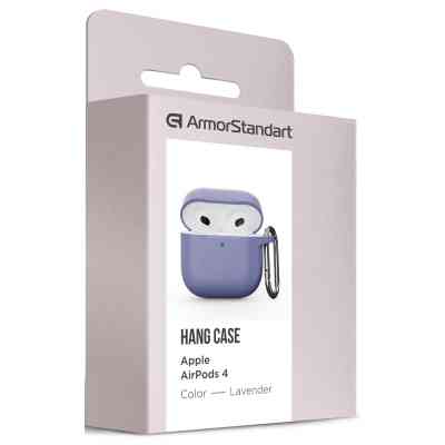 Чехол для наушников Armorstandart Hang Case для Apple AirPods 4 Lavender (ARM81282) Винница