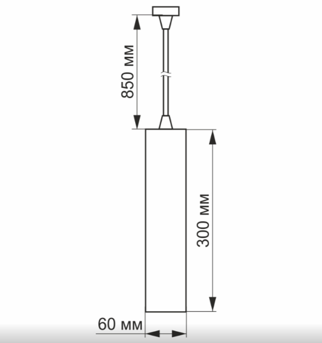 LED Світильник підвісний накладний 10W 4100К чорний VL-SP-10034B Videx Житомир - изображение 4