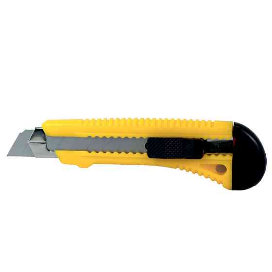 Нож строительный (пластиковый корпус) лезвие 18мм автоматический замок SIGMA (8213021) Киев