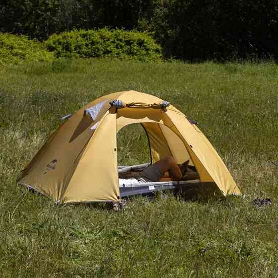Намет тримісний Naturehike P-Series NH18Z033-P 210T/65D, жовтий Київ