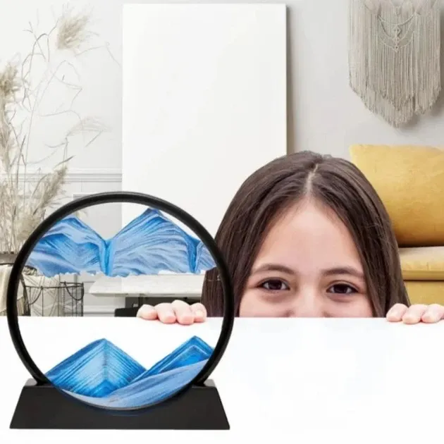 3D-картина з кольоровим піском, що змінює малюнок при перевертанні, декор для дому та медитації Одеса - фото 6