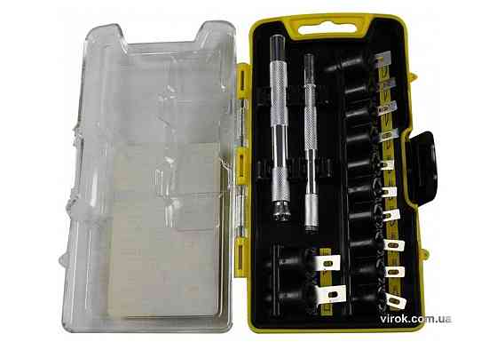 Ножі для облицювальних робіт Stanley 2 шт. і змінні леза- 12 шт. комплект Одеса