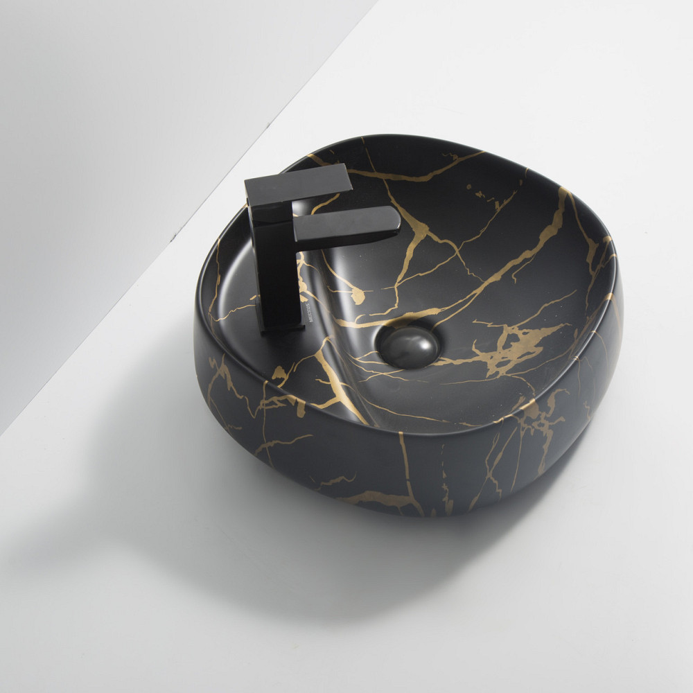 Раковина накладна MIXXUS PREMIUM WAVE-0201 MARBLE 430х430х150mm з отвором під змішувач   ( MP6536 ) 29645 Харків - фото 4