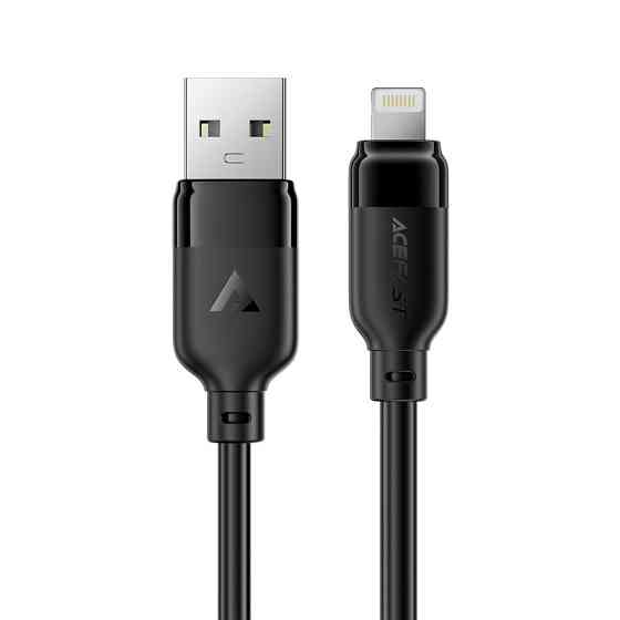 Кабель ACEFAST C16-02 TPU charging data cable USB-A to L Black Одеса