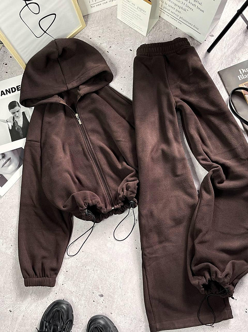 Стильный женский костюм двойка двусторонний полар-флис Одесса - изображение 6