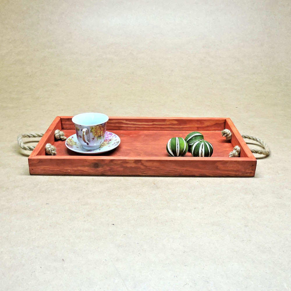 Піднос дерев'яний "Шарлеруа 50х27" корал Миколаїв - фото 7