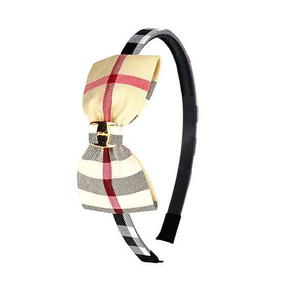 Набор детских ободков для волос Клеточка с эмблемой 0201-194-1, 6 шт Винница