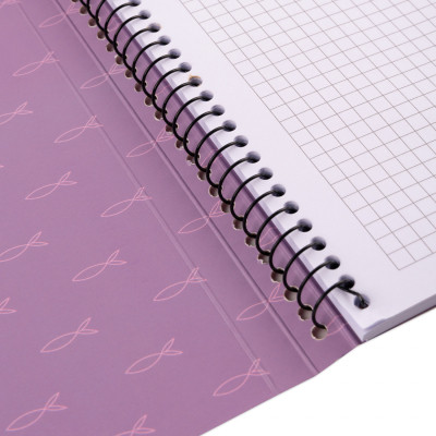 Блокнот Yes А5 50 арк cпіраль Hey Helly клітинка (151858) Вінниця - фото 3