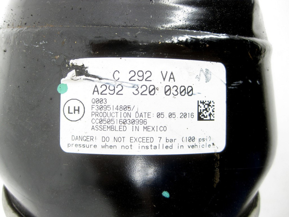 Mercedes-Benz  A2923202500 Передня ліва пневмостійка ML/GLE W166 GLE Coupe C292 Одеса - фото 7