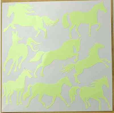 Люминесцентные наклейки 