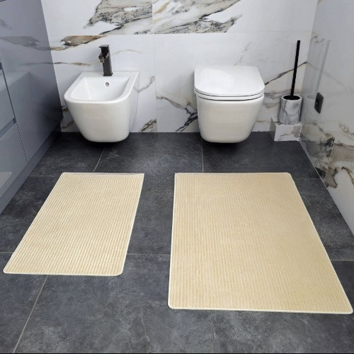 Килим універсальний для підлоги ТМ Dariana Фібра 45*75см айворі Житомир - фото 6