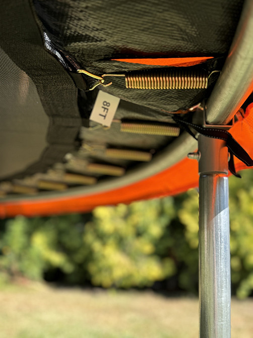 Батут WCG 245 см із внутрішньою захисною сіткою та LED підсвіткою 8FT (W-0803) Київ - фото 6