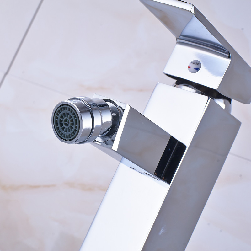 Змішувач для біде Zerix KUB-002 з нержавіючої сталі кубічної форми модерн (ZX4762) Чернівці - фото 4