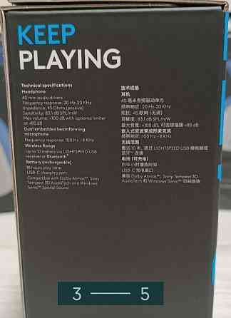 Наушники Беспроводные : Logitech G435 White / Белые. Харьков