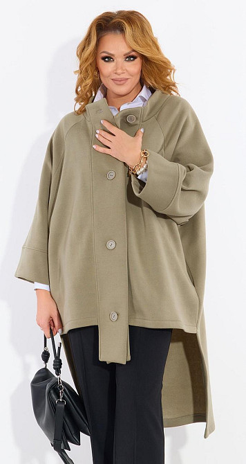 Теплий асиметричний кардиган Київ - фото 6