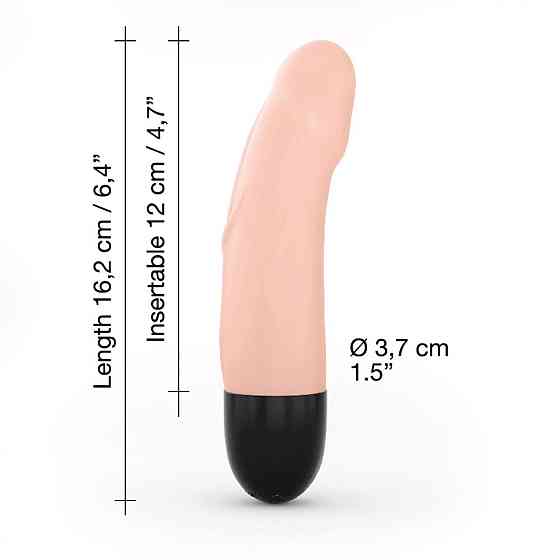 Вибратор Dorcel Real Vibration S Flesh 2.0, диам 3,7см, перезаряжаемый, для точки G Sex Aura Киев