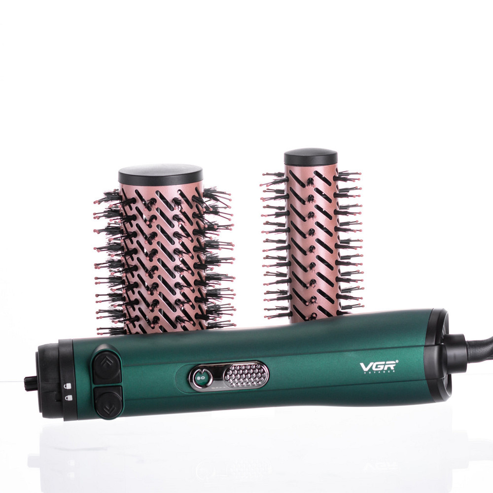 VGR Фен-щітка з насадками, що обертаються, і керамічним покриттям VGR V-498 Коломия - фото 10