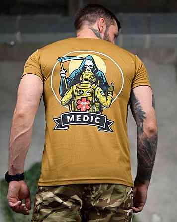 Тактична потовідвідна футболка Medic coyot РП7345 Київ