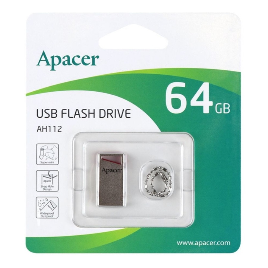 Флеш-накопичувач Apacer USB 2.0 AH112 64GB Red Київ - фото 2