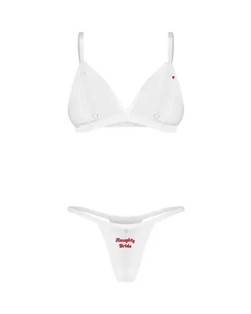 Комплект Obsessive Weddya Bride 3-pcs set 2XL/3XL Львів