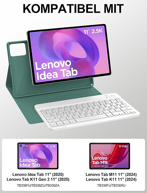 Чохол з клавіатурою для Lenovo Tab M11 11 дюймів 2024 (TB330FU/TB330XU) Дніпро - фото 4